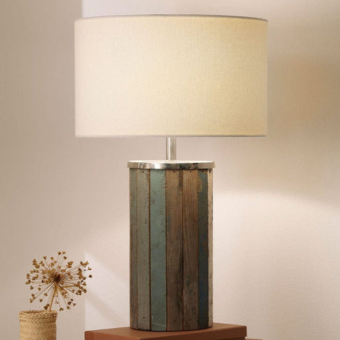 Reclaimed Wood Tapered Lamp