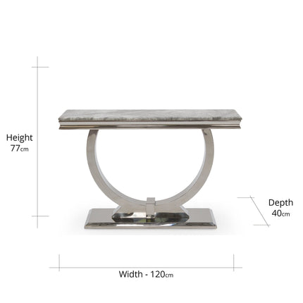 Rhianna Console Table Grey Console Table Rhianna 