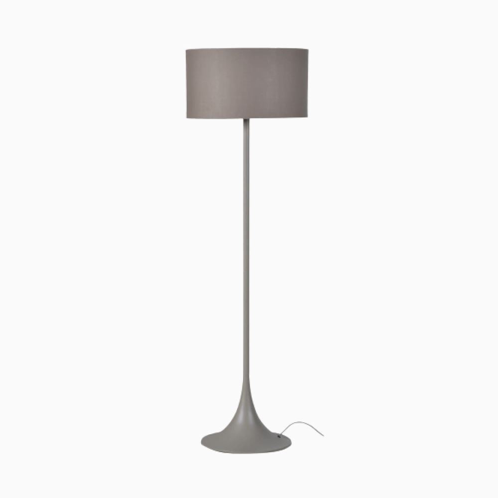 Sandy Grey Floor Lamp Floor Lamp Black & Copper 