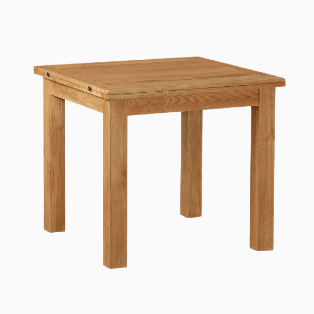 Compact Extending Tables Surrey Oak Compact Square Extending Table – FW Homestores