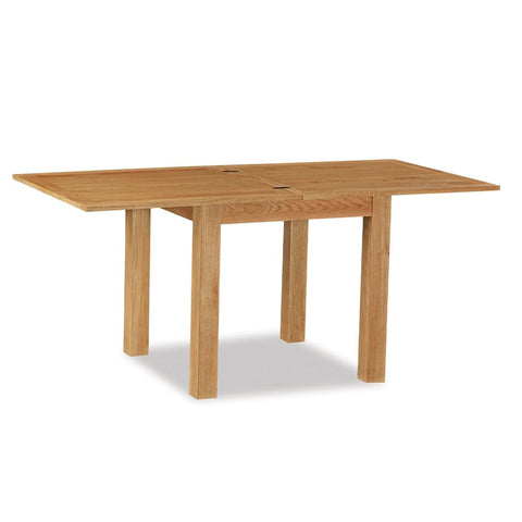 Surrey Oak Compact Square Extending Table Furniture Global Home 