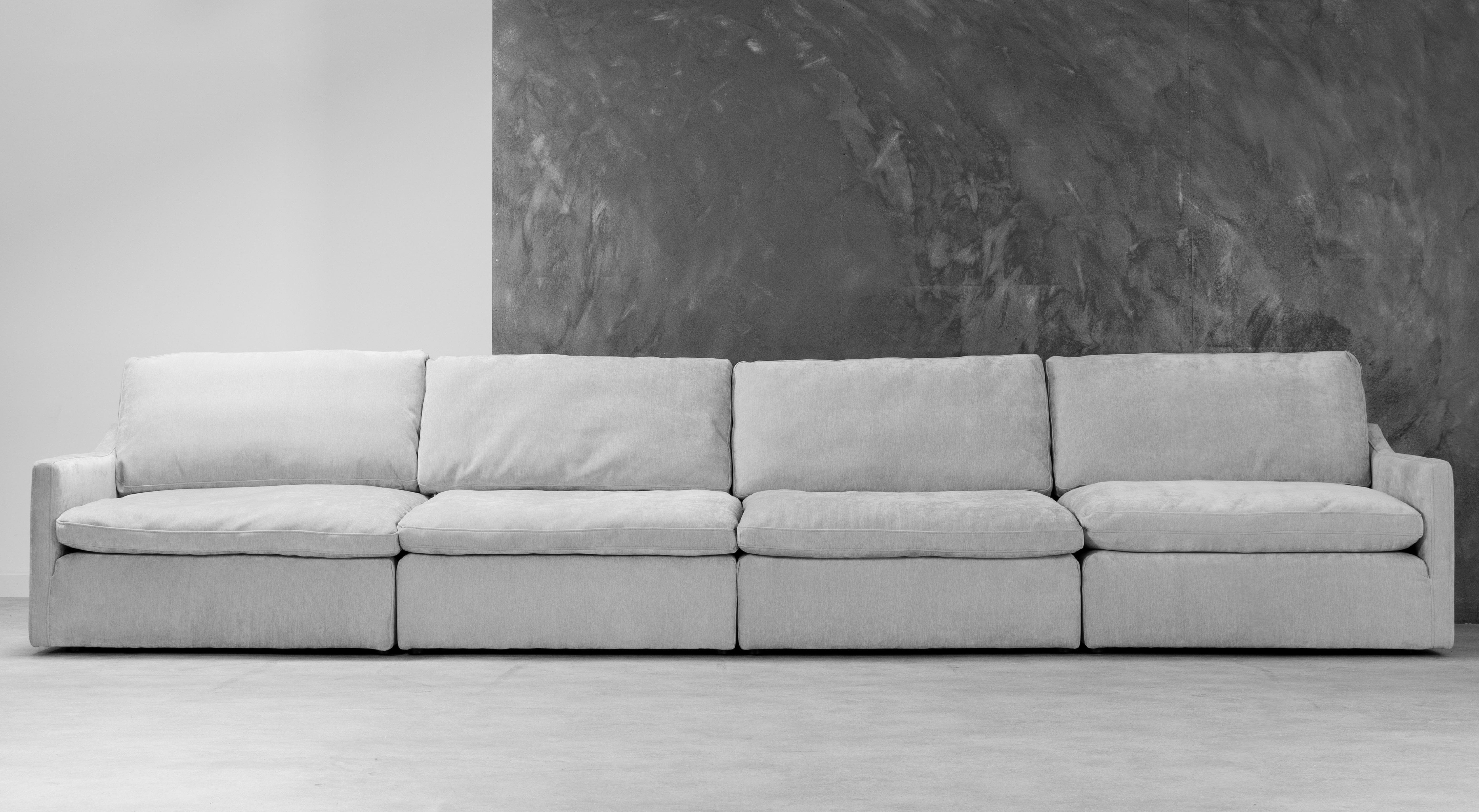 Light grey store cloud couch