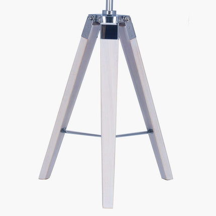 Whitewash Tripod Table lamp Table Lamp Black & Copper 